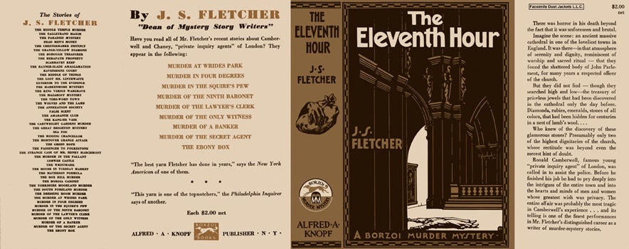 Item #1299 Eleventh Hour, The. J. S. Fletcher.