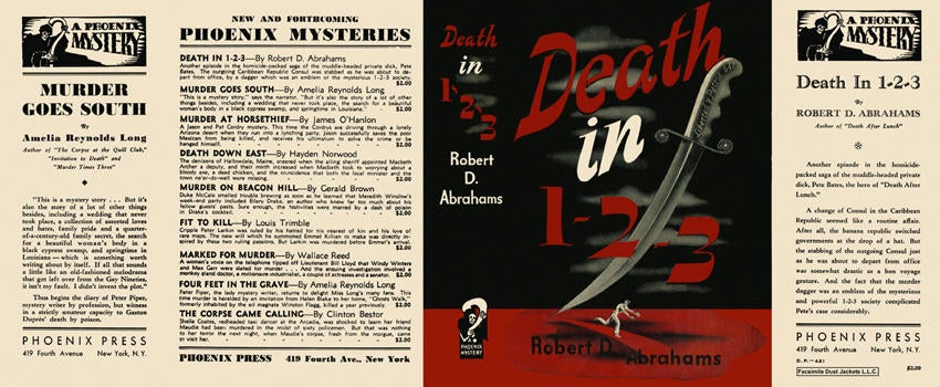 Item #13 Death in 1-2-3. Robert D. Abrahams