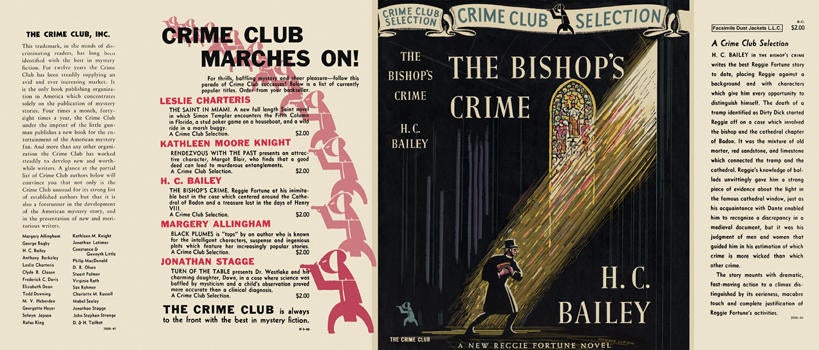 Item #130 Bishop's Crime, The. H. C. Bailey