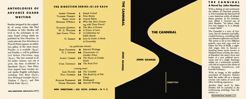 Item #13008 Cannibal, The. John Hawkes