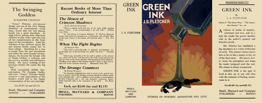 Item #1306 Green Ink. J. S. Fletcher