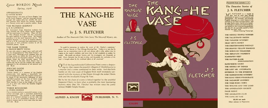 Item #1314 Kang-He Vase, The. J. S. Fletcher
