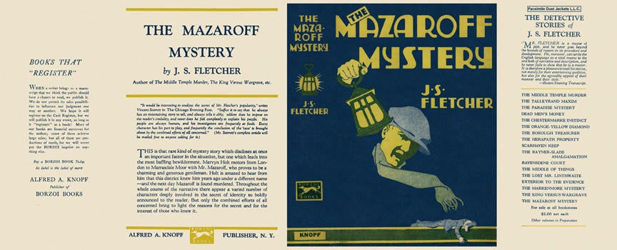 Item #1319 Mazaroff Mystery, The. J. S. Fletcher