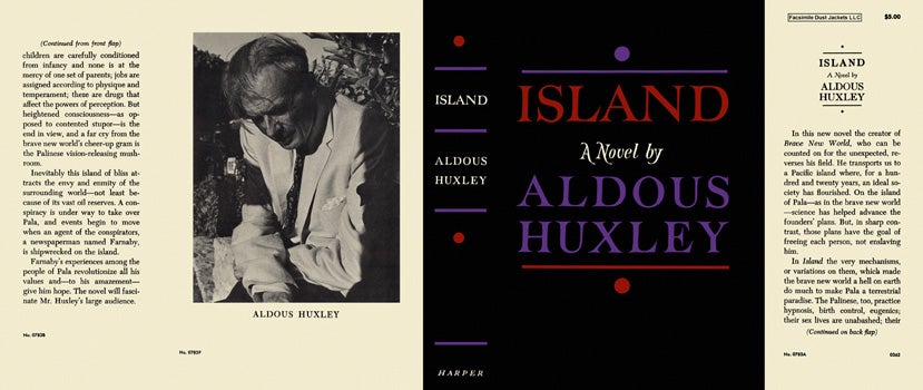Item #13251 Island. Aldous Huxley
