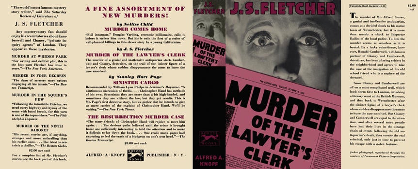 Item #1327 Murder of the Lawyer's Clerk. J. S. Fletcher