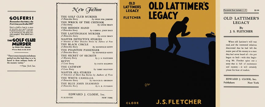Item #1331 Old Lattimer's Legacy. J. S. Fletcher
