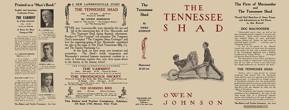 Item #13335 Tennessee Shad, The. Owen Johnson
