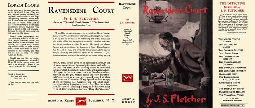 Item #1334 Ravensdene Court. J. S. Fletcher
