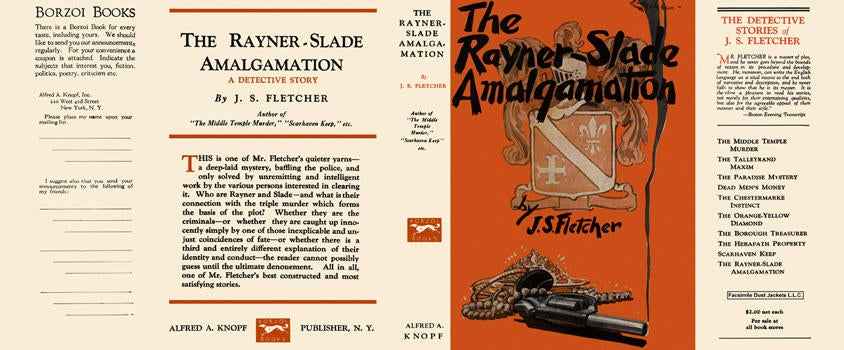 Item #1335 Rayner-Slade Amalgamation, The. J. S. Fletcher.