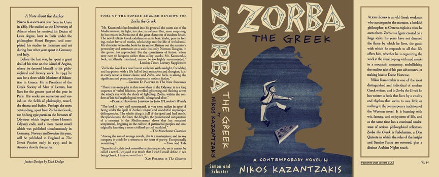 Item #13395 Zorba the Greek. Nikos Kazantzakis.