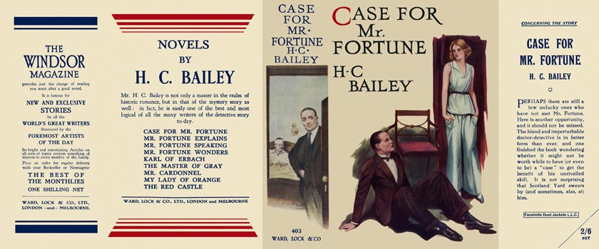 Item #134 Case for Mr. Fortune. H. C. Bailey