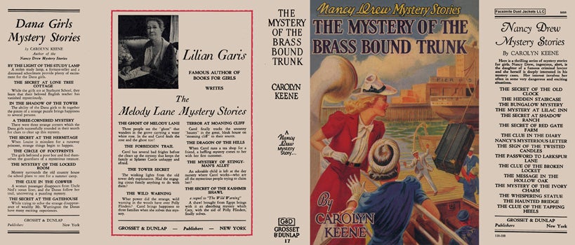 Item #13406 Nancy Drew #17: Mystery of the Brass Bound Trunk, The. Carolyn Keene.