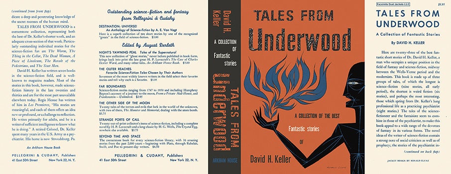 Item #13412 Tales from Underwood. David H. Keller.