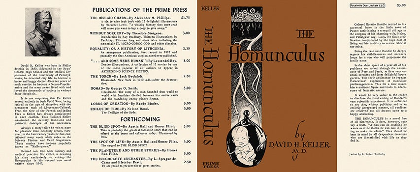 Item #13416 Homunculus, The. David H. Keller.