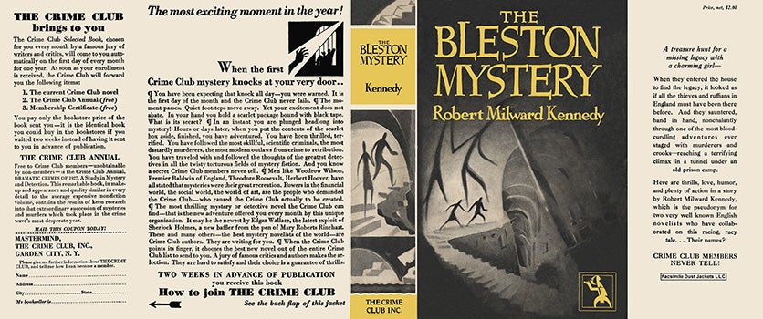 Item #13438 Bleston Mystery, The. Robert Milward Kennedy.