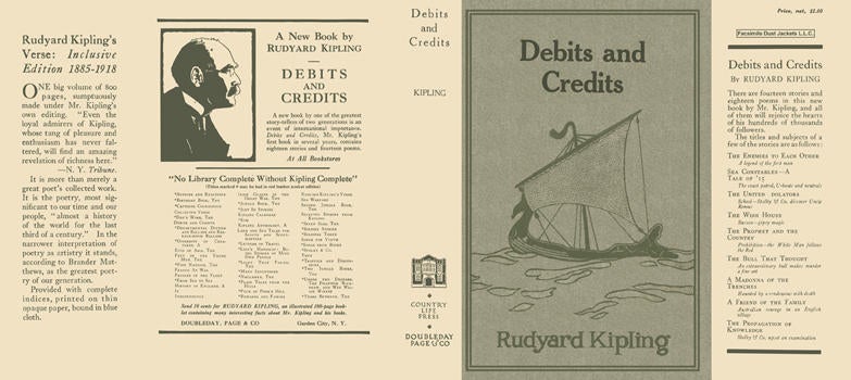 Item #13472 Debits and Credits. Rudyard Kipling.