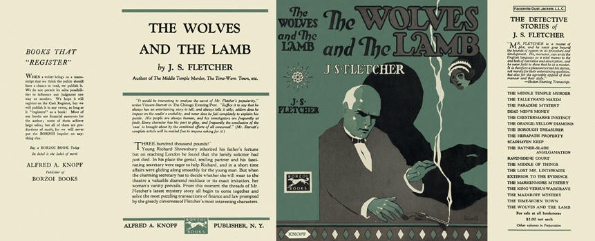 Item #1348 Wolves and the Lamb, The. J. S. Fletcher