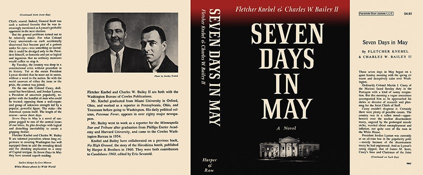 Item #13482 Seven Days in May. Fletcher Knebel, Charles W. Bailey, II