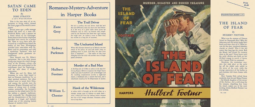 Item #1360 Island of Fear, The. Hulbert Footner