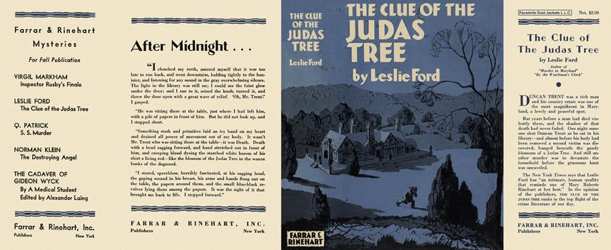 Item #1371 Clue of the Judas Tree, The. Leslie Ford.