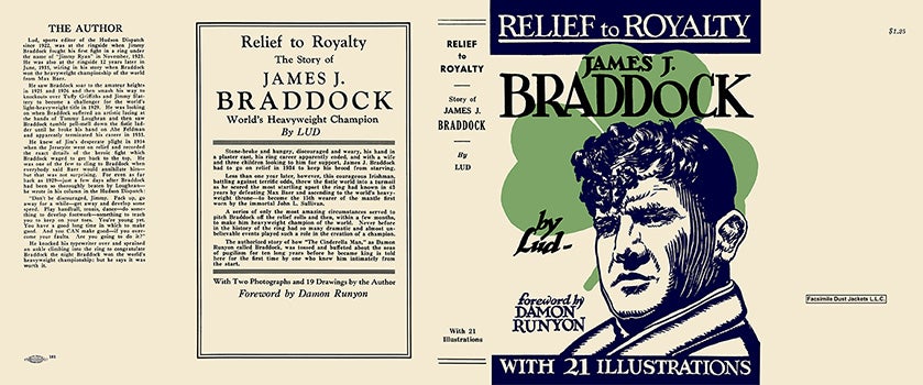 Item #13759 Relief to Royalty, Story of James J. Braddock. Lud, Ludwig Shabazian.