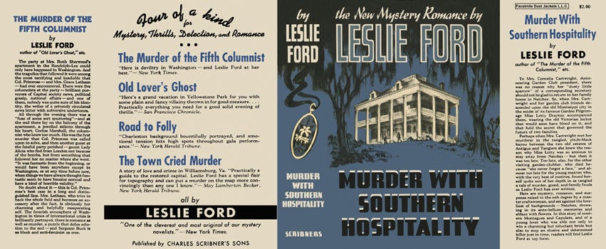 Item #1378 Murder with Southern Hospitality. Leslie Ford