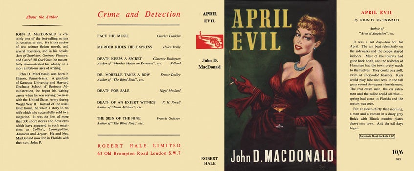 Item #13782 April Evil. John D. MacDonald.