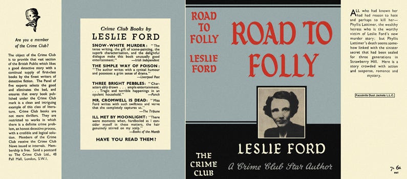 Item #1380 Road to Folly. Leslie Ford.