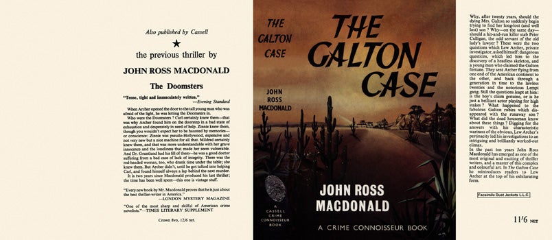 Item #13803 Galton Case, The. John Ross Macdonald