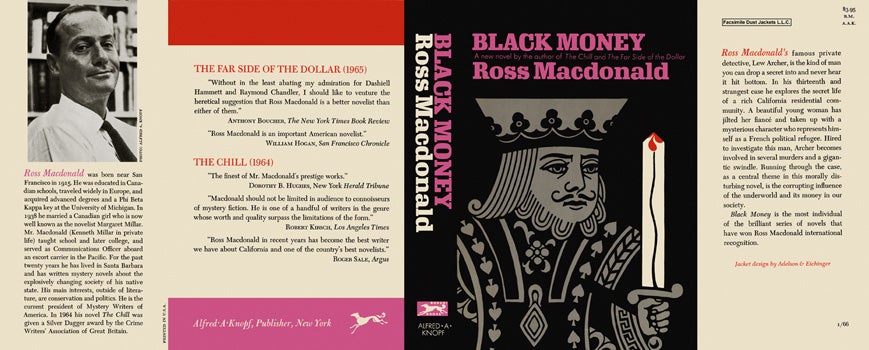 Item #13813 Black Money. Ross Macdonald