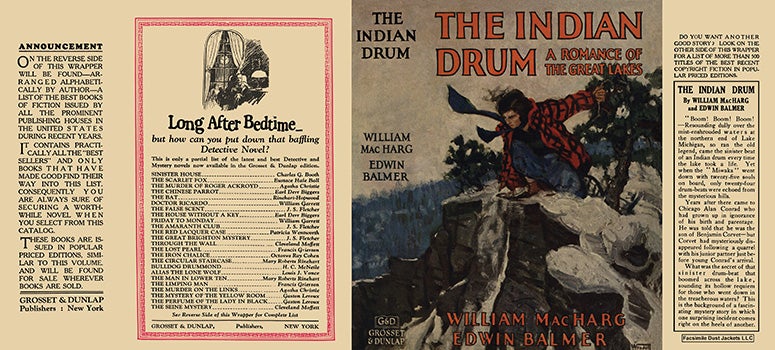 Item #13826 Indian Drum, The. William MacHarg, Edwin Balmer