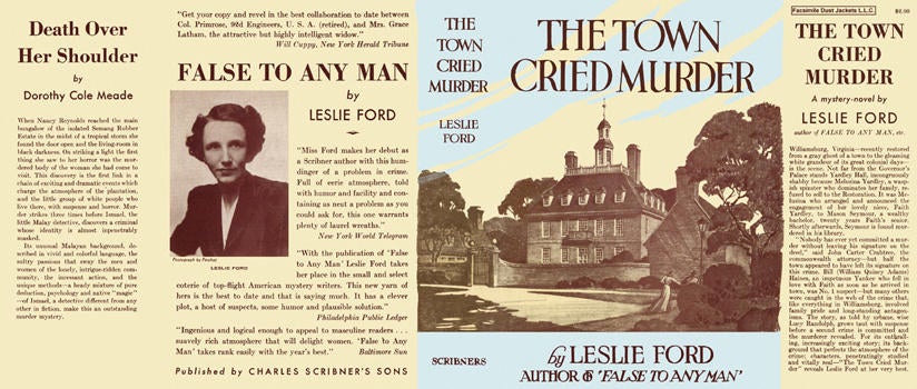 Item #1384 Town Cried Murder, The. Leslie Ford