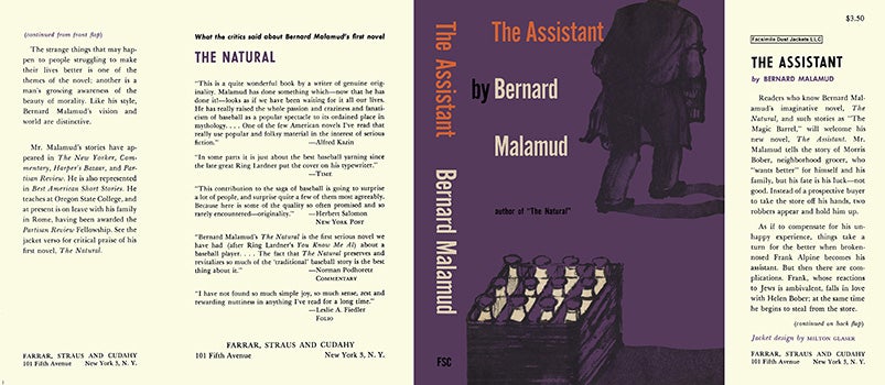 Item #13868 Assistant, The. Bernard Malamud.