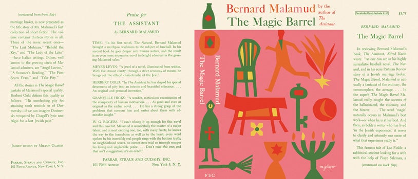 Item #13869 Magic Barrel, The. Bernard Malamud