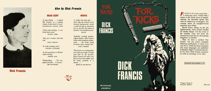 Item #1393 For Kicks. Dick Francis.
