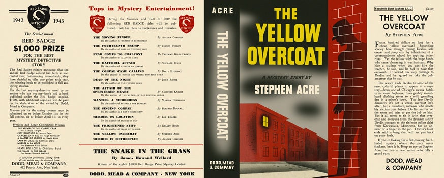 Item #14 Yellow Overcoat, The. Stephen Acre