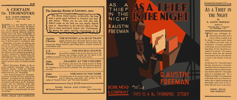 Item #1404 As a Thief in the Night. R. Austin Freeman