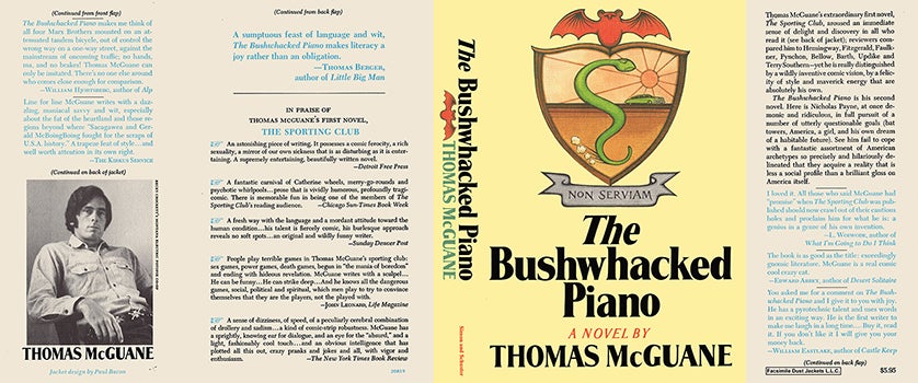 Item #14052 Bushwhacked Piano, The. Thomas McGuane.