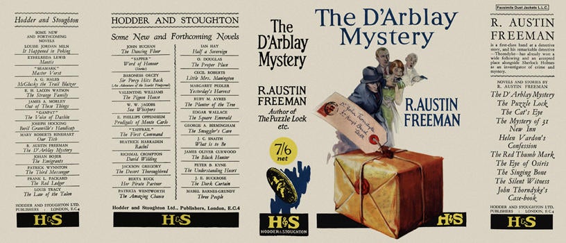 Item #1409 D'Arblay Mystery, The. R. Austin Freeman