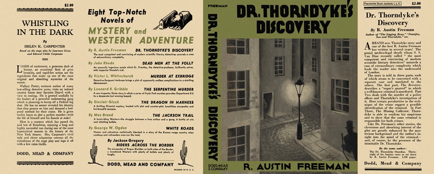 Item #1416 Dr. Thorndyke's Discovery. R. Austin Freeman
