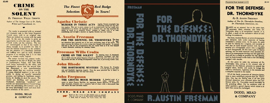 Item #1422 For the Defense: Dr. Thorndyke. R. Austin Freeman