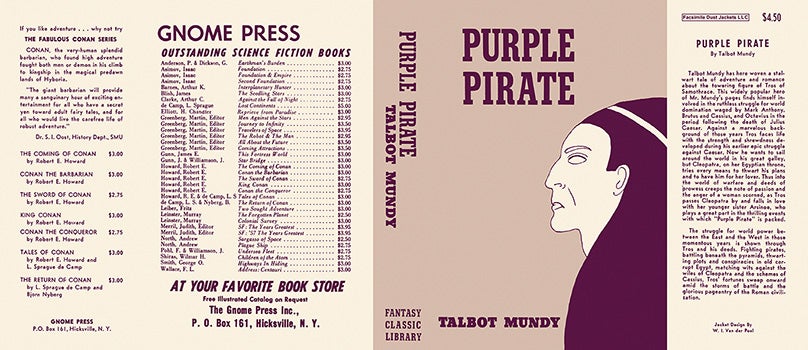 Item #14279 Purple Pirate. Talbot Mundy