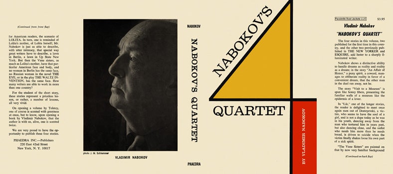 Item #14291 Nabokov's Quartet. Vladimir Nabokov