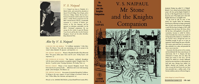 Item #14297 Mr. Stone and the Knights Companion. V. S. Naipaul.