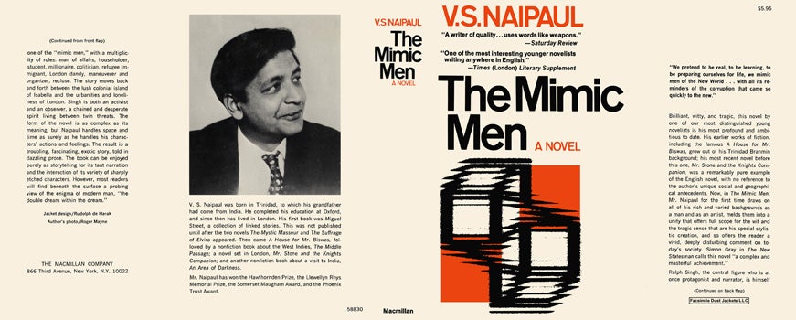 Item #14299 Mimic Men, The. V. S. Naipaul