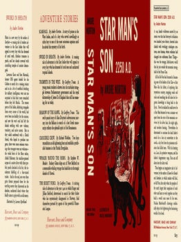 Star Man's Son 2250 A.D. Andre Norton, Nicolas Mordvinoff.