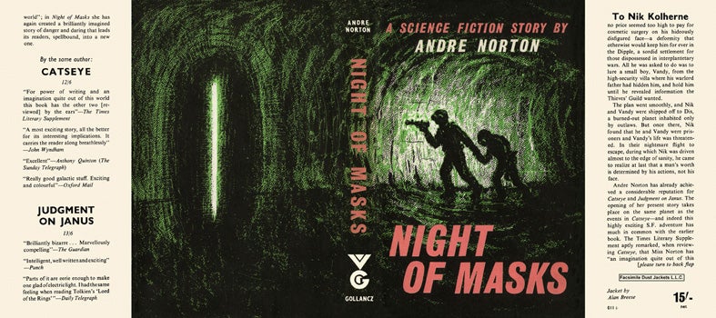 Item #14388 Night of Masks. Andre Norton.