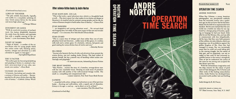 Item #14401 Operation Time Search. Andre Norton