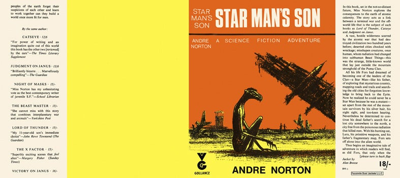 Item #14402 Star Man's Son. Andre Norton