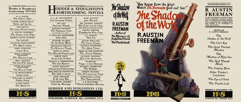 Item #1444 Shadow of the Wolf, The. R. Austin Freeman.